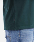 Men's Classic Fit Crew Neck T-Shirt with Print - Green 642G013 - 4