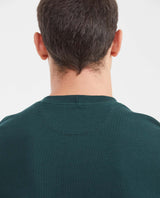 Men's Classic Fit Crew Neck T-Shirt with Print - Green 642G013 - 6