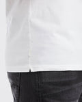 Slim Fit Round Neck T-Shirt with Print in Cotton for Men - Raw 642G014 - 4