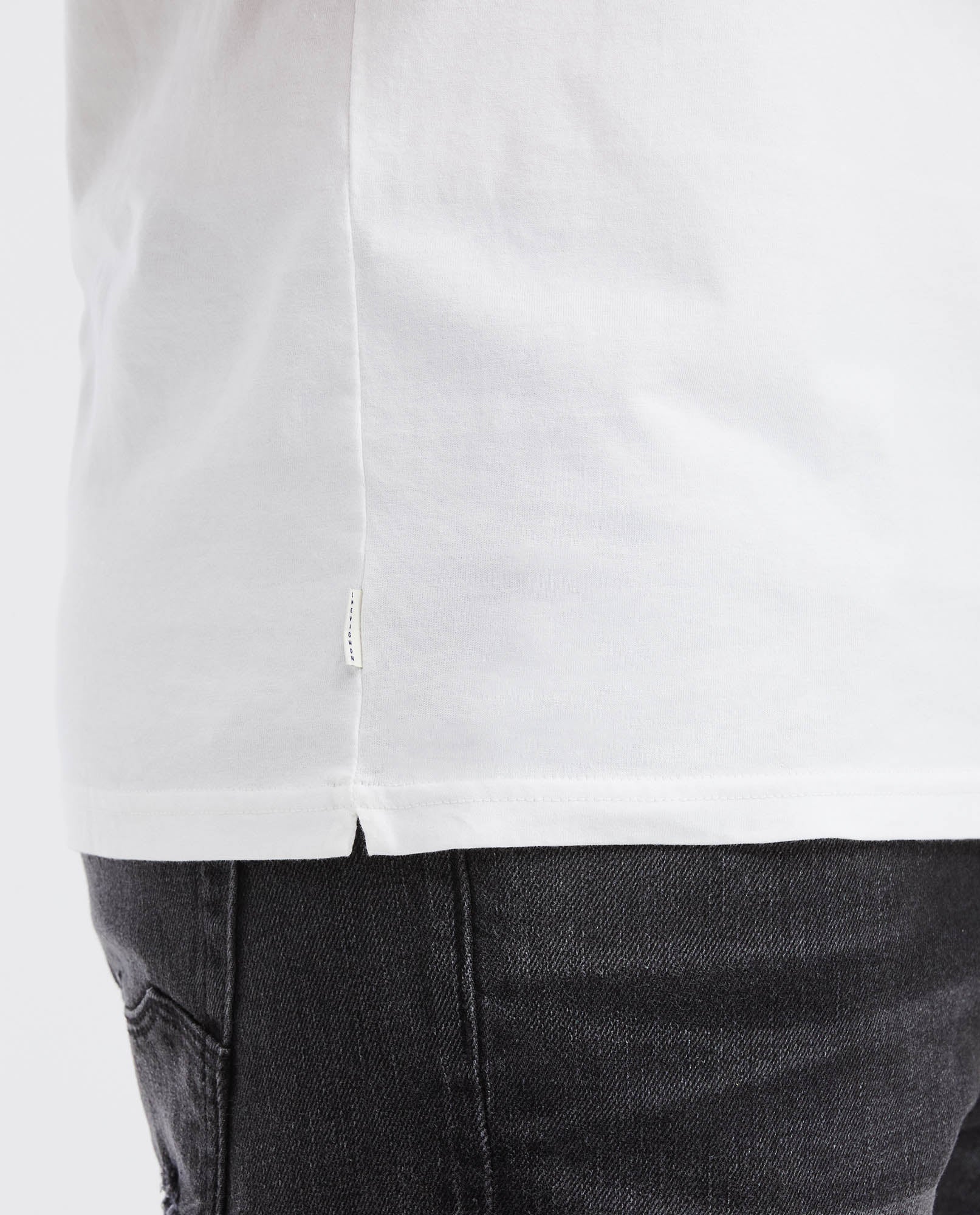 Slim Fit Round Neck T-Shirt with Print in Cotton for Men - Raw 642G014 - 4