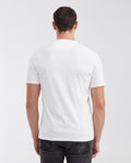 Slim Fit Round Neck T-Shirt with Print in Cotton for Men - Raw 642G014 - 5