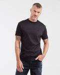 Slim Fit Round Neck Printed T-Shirt for Men - Black 642G016 - 1