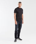 Slim Fit Round Neck Printed T-Shirt for Men - Black 642G016 - 2
