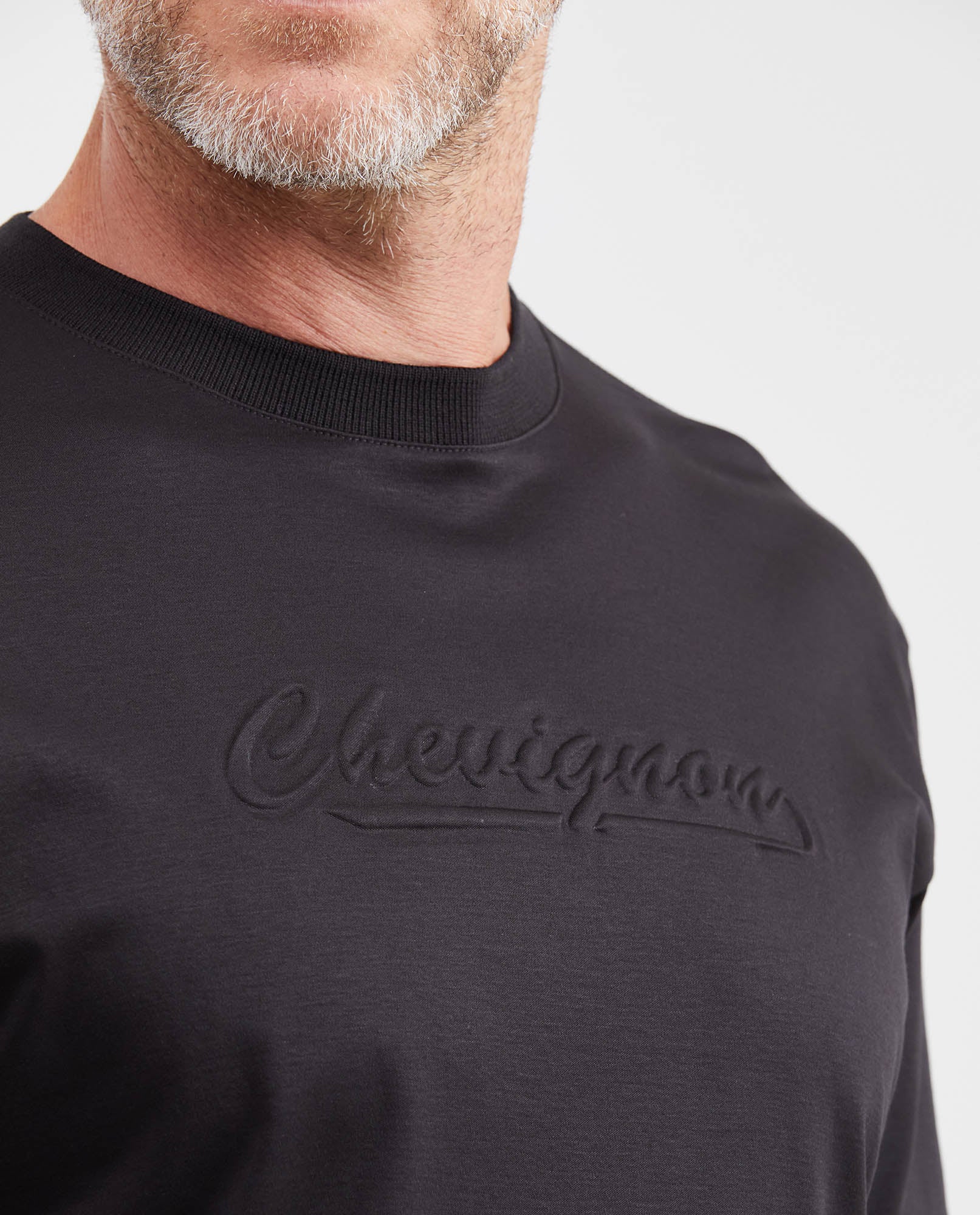 Slim Fit Round Neck Printed T-Shirt for Men - Black 642G016 - 3