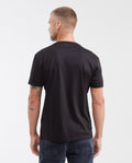 Slim Fit Round Neck Printed T-Shirt for Men - Black 642G016 - 4