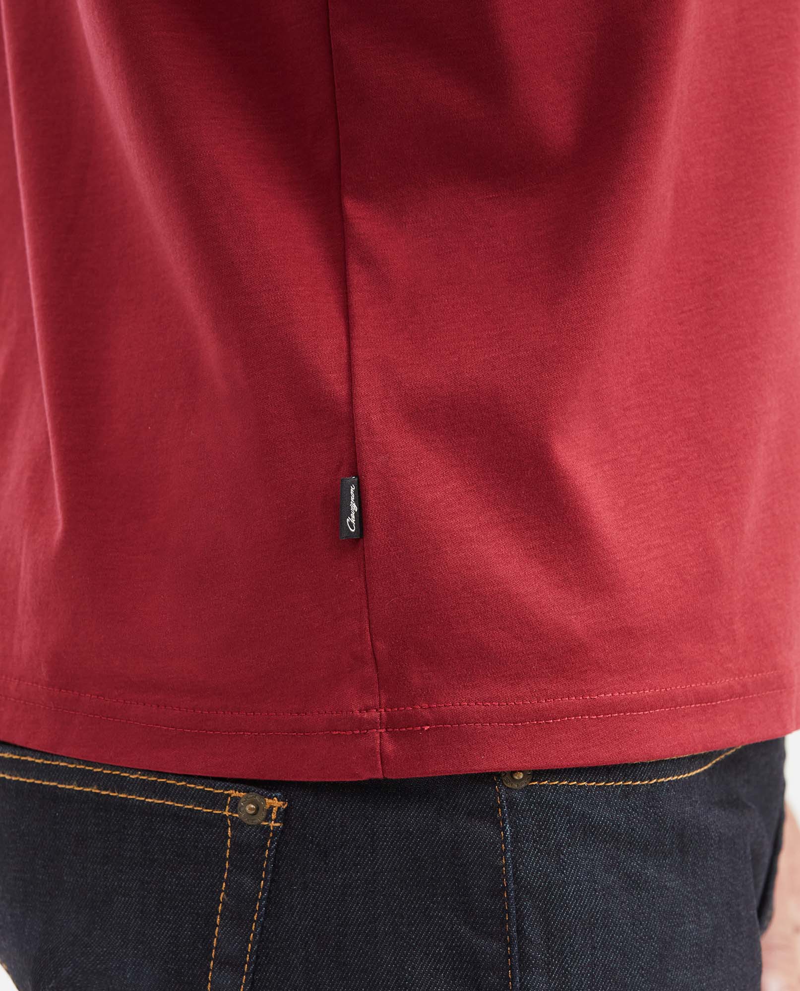 Slim Fit Round Neck Printed T-Shirt for Men - Red 642G016 - 4