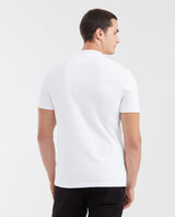 Men's Classic Fit Crew Neck T-Shirt with Small Graphic in Cotton - White 642G026 - 4