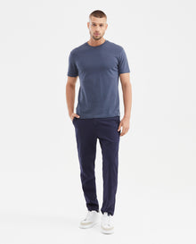 Camiseta Básica Slim Fit Cuello Redondo en Algodón Doble Punto para Hombre - Gray 63_642G040_GRI193918_3