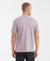 Camiseta Básica Slim Fit Cuello Redondo en Algodón Doble Punto para Hombre - Purple 63_642G040_MOR161606_5