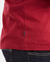 Camiseta Básica Slim Fit Cuello Redondo en Algodón Doble Punto para Hombre - Red 63_642G040_ROJ191650_7