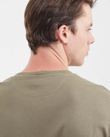 Camiseta Básica Slim Fit Cuello Redondo en Algodón Doble Punto para Hombre - Green 63_642G040_VER180521_7