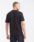 Slim Fit Cotton T-Shirt with Water-Repellent Finish for Men - Black 642G041 - 5