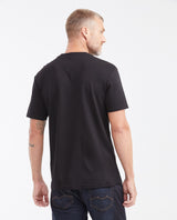 Slim Fit Cotton T-Shirt with Water-Repellent Finish for Men - Black 642G041 - 5