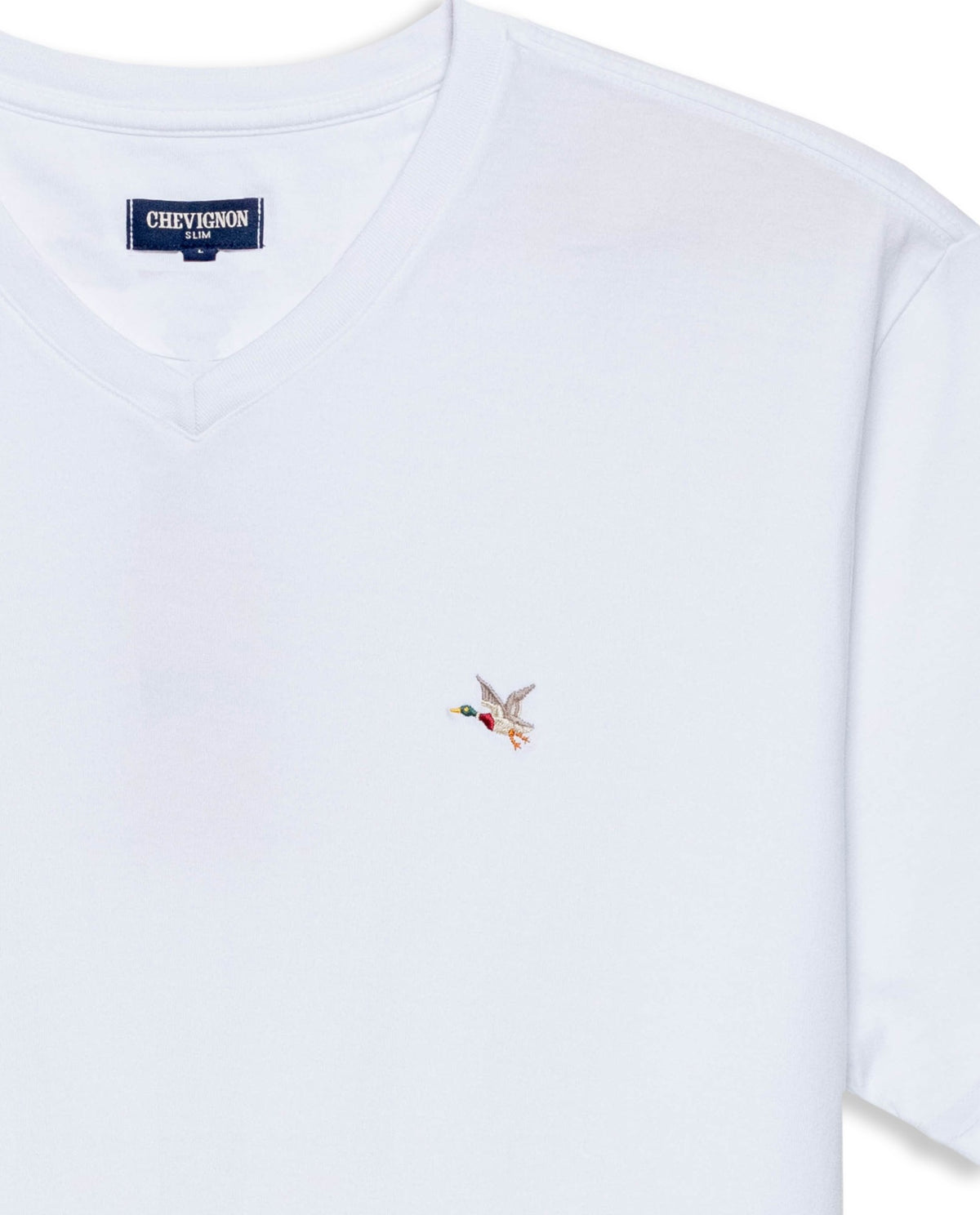 Men´s Slim V-Neck T-shirt - White 63_642H000_BLA110601_8