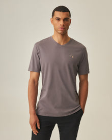 Men´s Slim V-Neck T-shirt - Gray 63_642H000_GRI185203_0