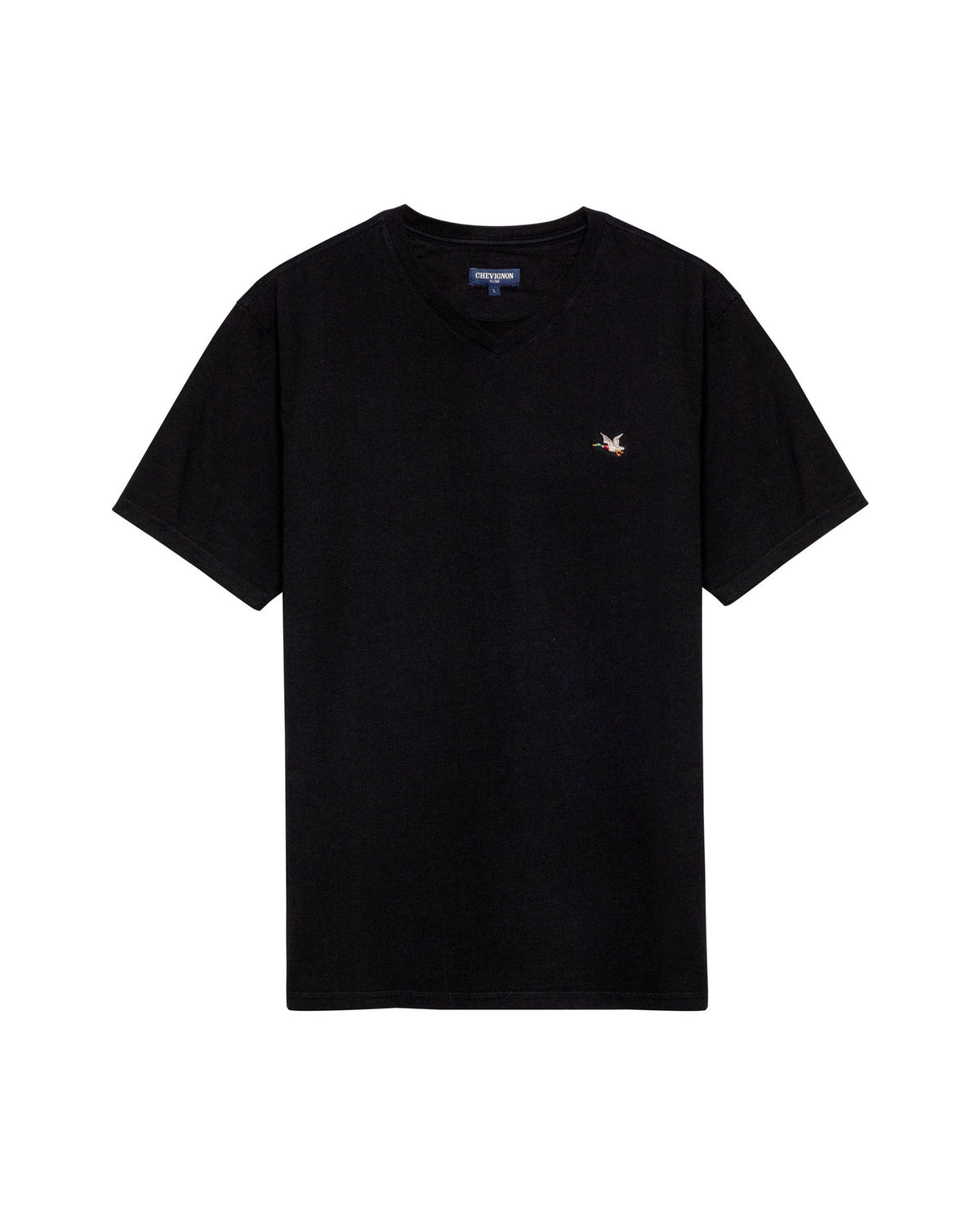 Men´s Slim V-Neck T-shirt - Black 63_642H000_NEG194007_4