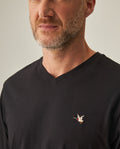 Men´s Slim V-Neck T-shirt - Black 63_642H000_NEG194007_5