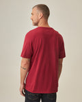 Men´s Slim V-Neck T-shirt - Red 63_642H000_ROJ191652_6