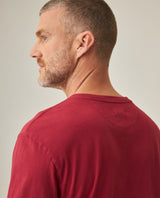 Men´s Slim V-Neck T-shirt - Red 63_642H000_ROJ191652_7
