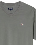 Men´s Slim V-Neck T-shirt - Green 63_642H000_VER185806_8