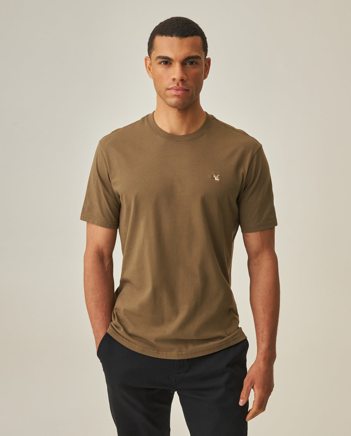 Men´s Slim T-shirt - Green 63_642H001_VER190515_0