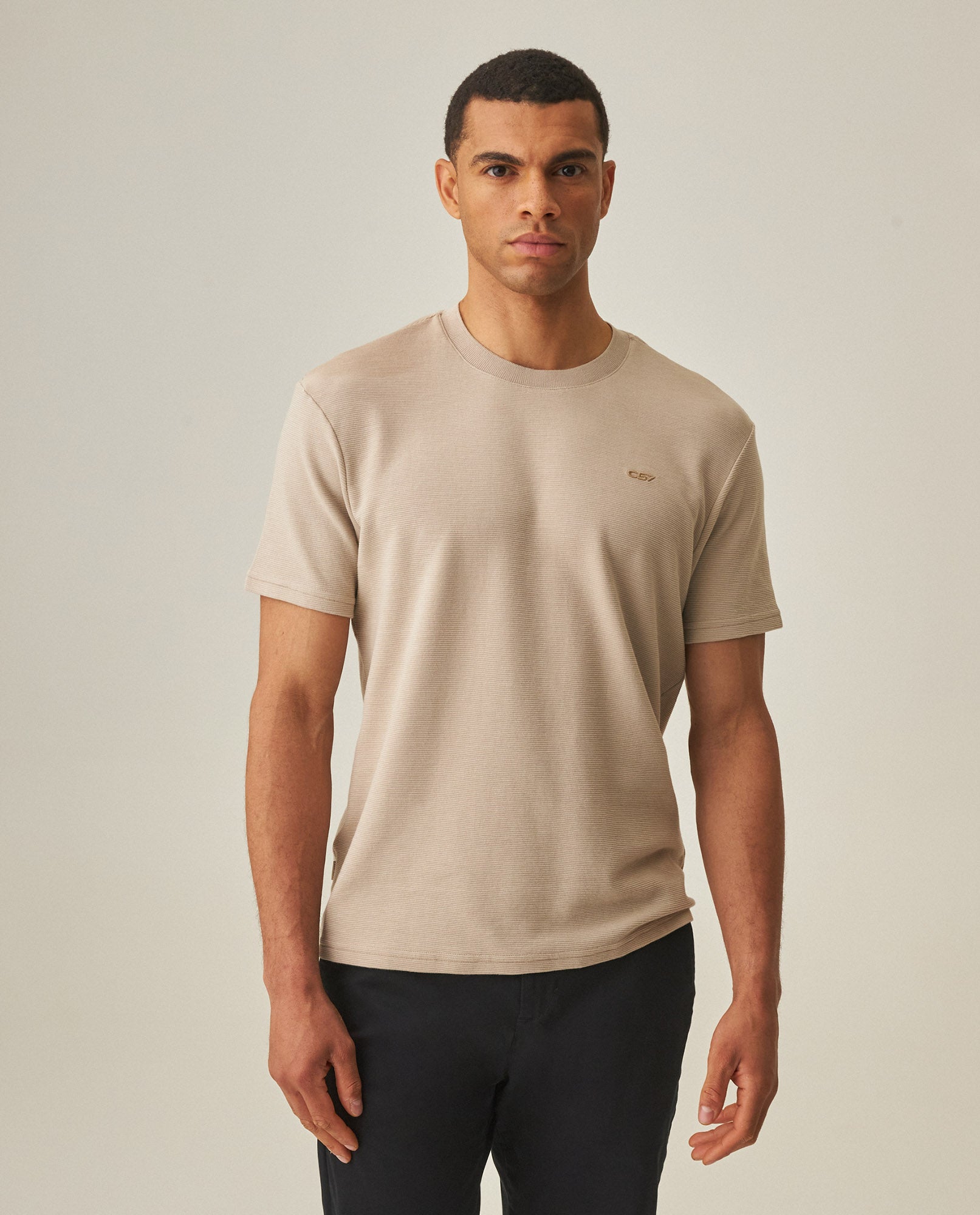 Men´s Slim T-shirt - Beige 63_642H003_BEI161010_3