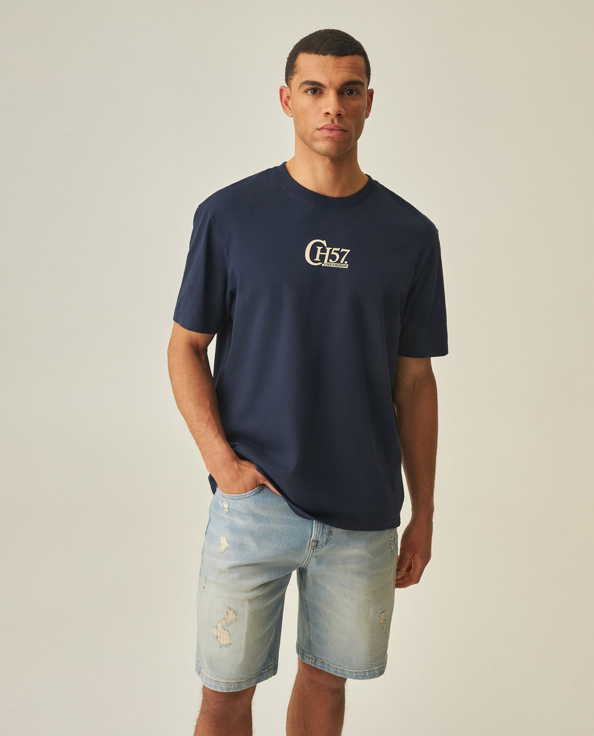 Men´s Regular Fit T-Shirt - Blue 63_642H004_AZU193924_0