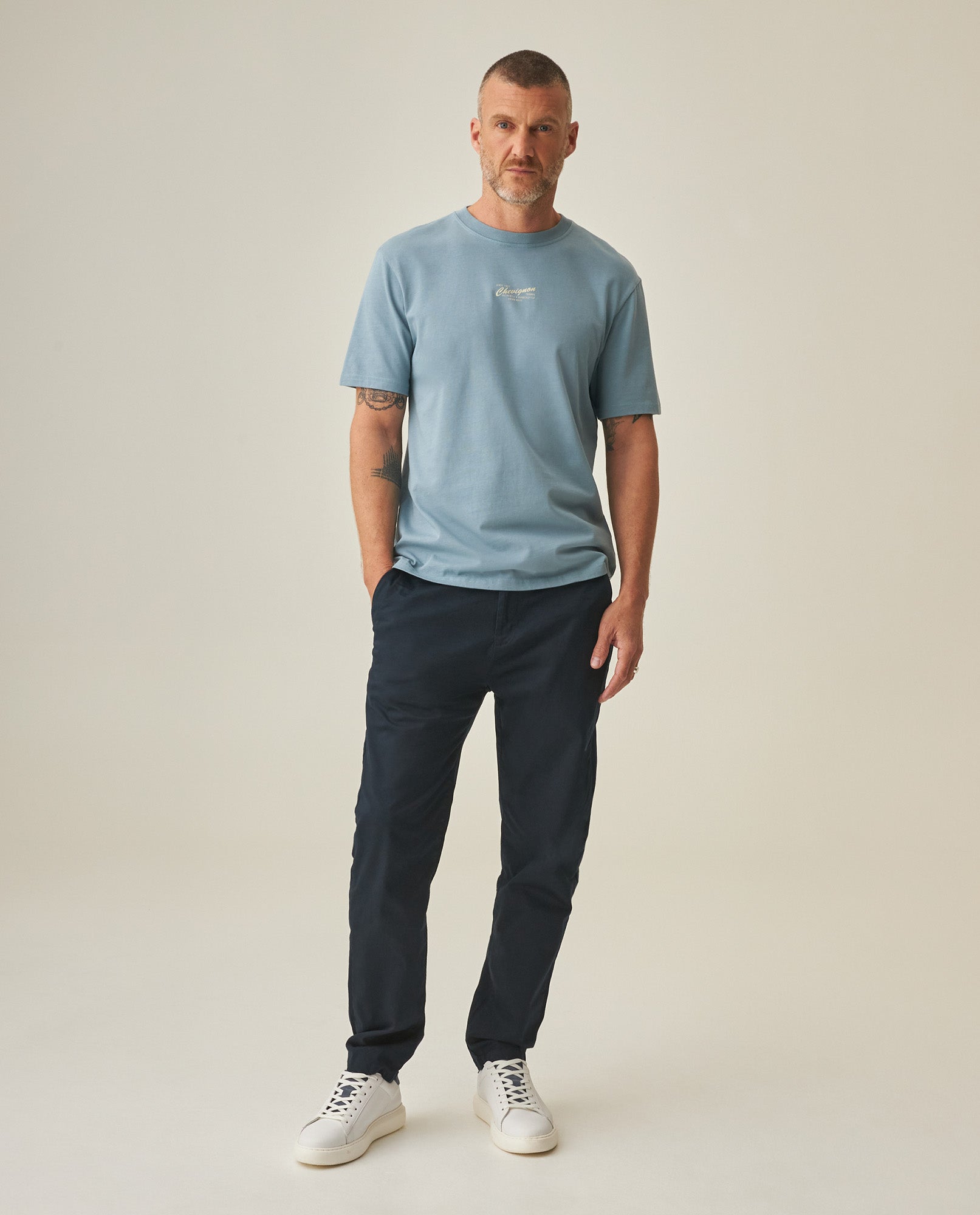 Men´s Regular Fit T-Shirt - Blue 63_642H007_AZU174111_3