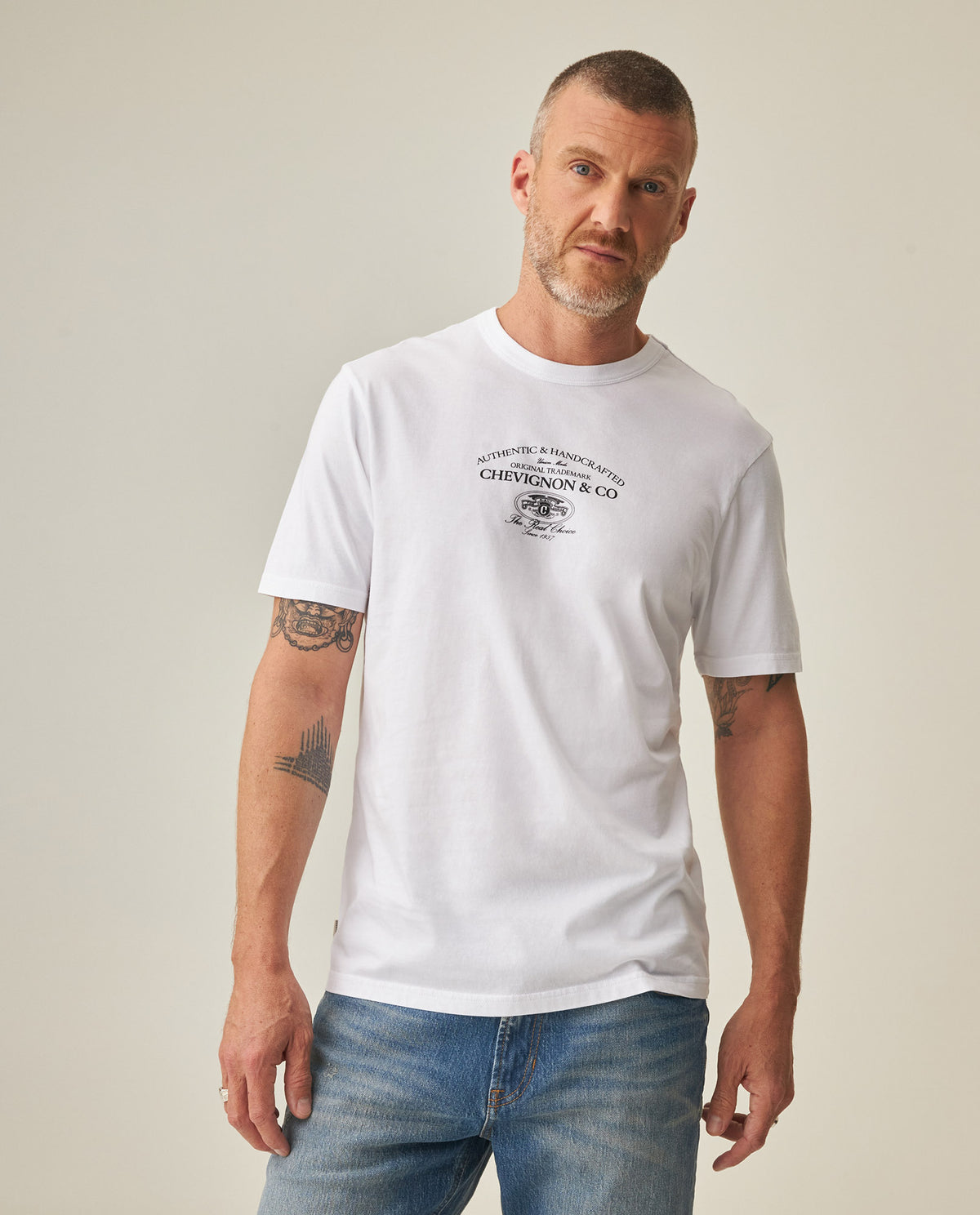 Men´s Slim Fit T-Shirt - White 63_642H008_BLA110601_0