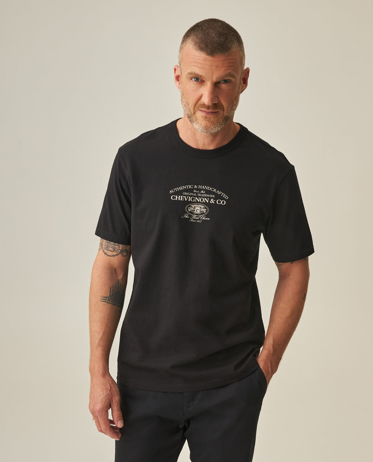 Men´s Slim Fit T-Shirt - Black 63_642H008_NEG194007_0