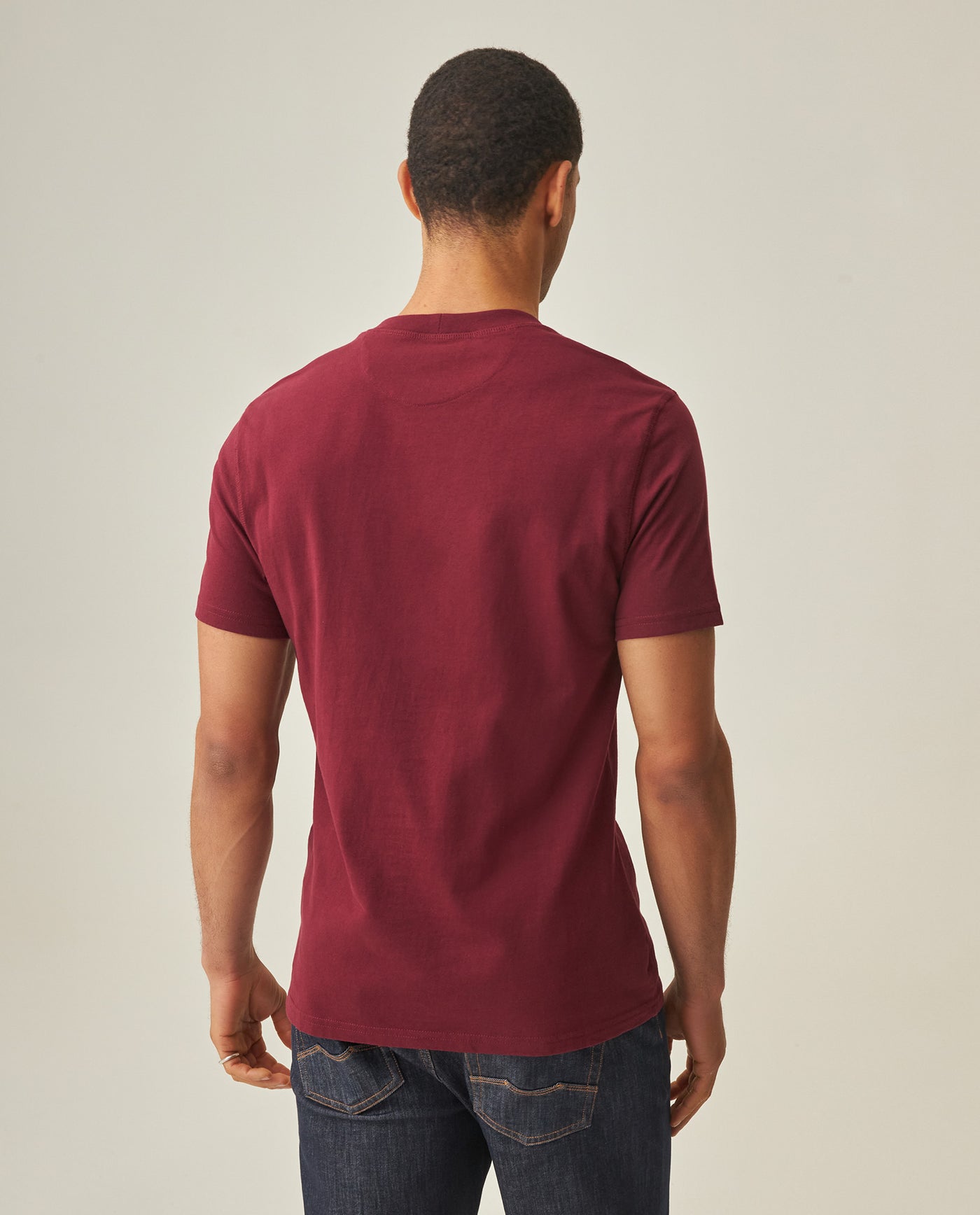Men´s Regular Fit T-Shirt - Red 63_642H010_ROJ191522_6