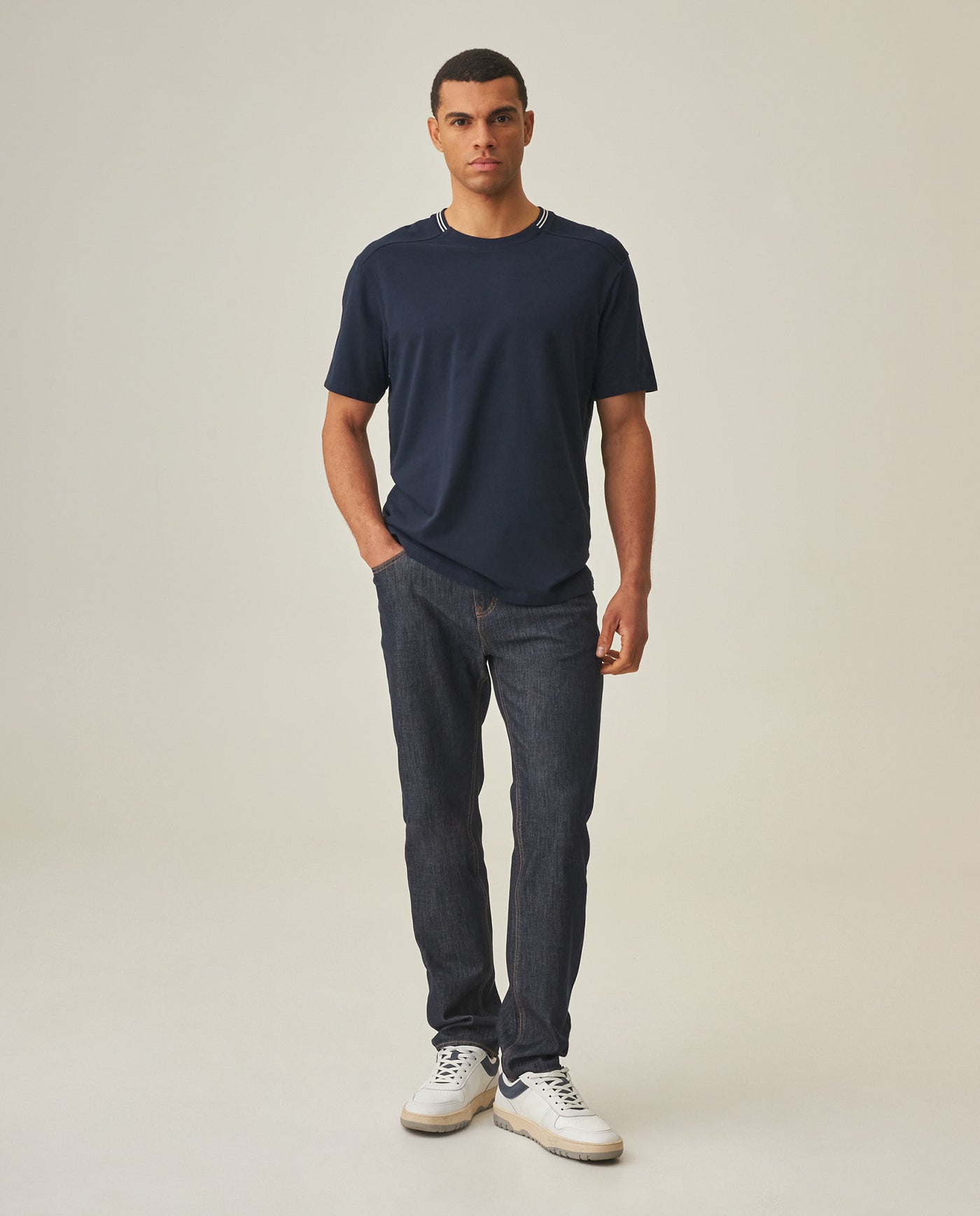 Men´s Slim Fit T-Shirt - Blue 63_642H012_AZU193924_3