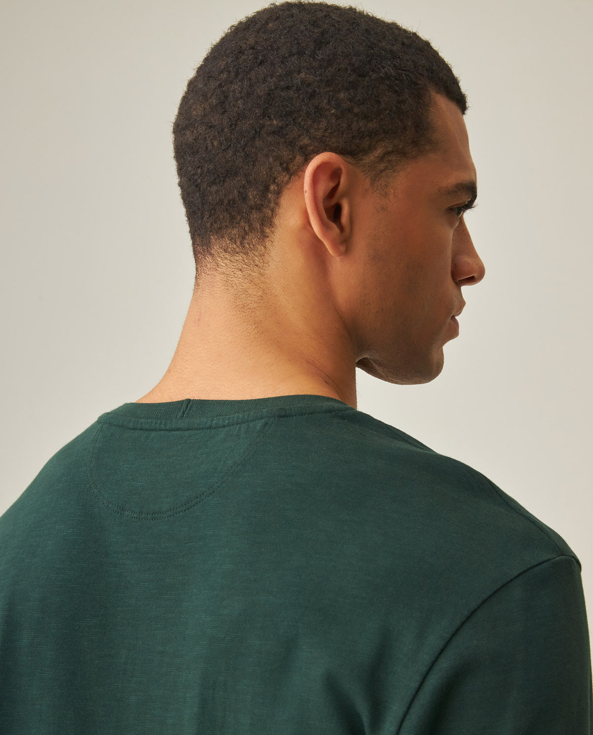Men´s Slim Fit T-Shirt - Green 63_642H013_VER195350_7
