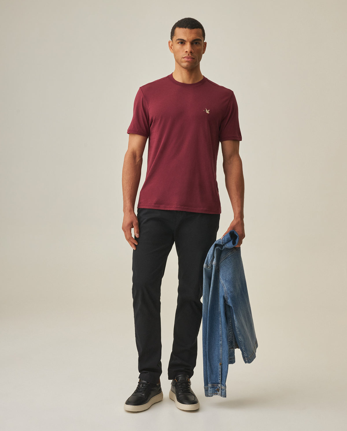 Men´s Slim Fit T-Shirt - Red 63_642H020_ROJ191522_0