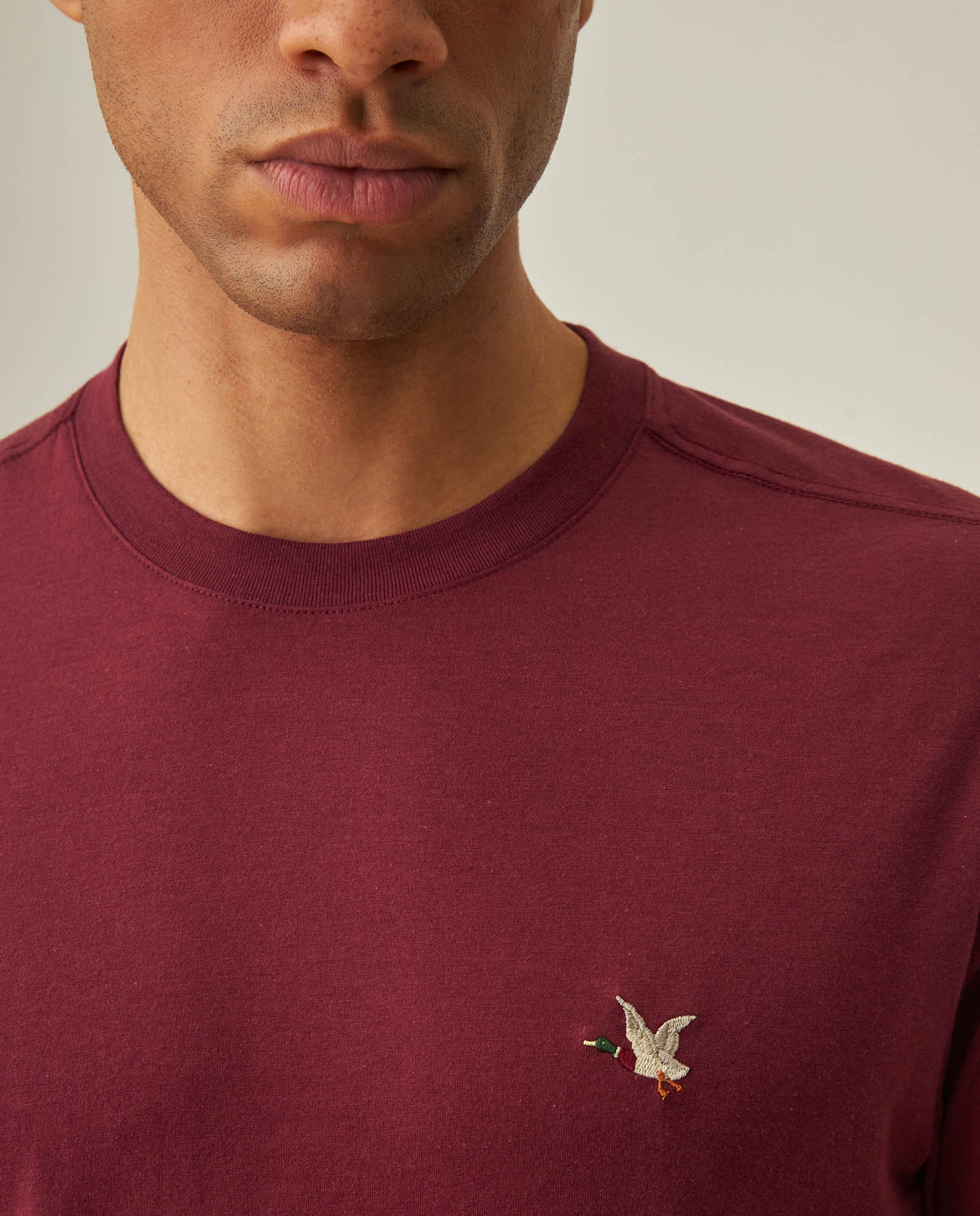 Men´s Slim Fit T-Shirt - Red 63_642H020_ROJ191522_5
