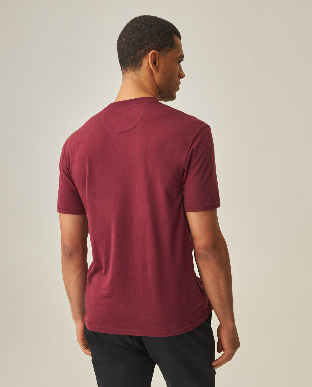 Men´s Slim Fit T-Shirt - Red 63_642H020_ROJ191522_6