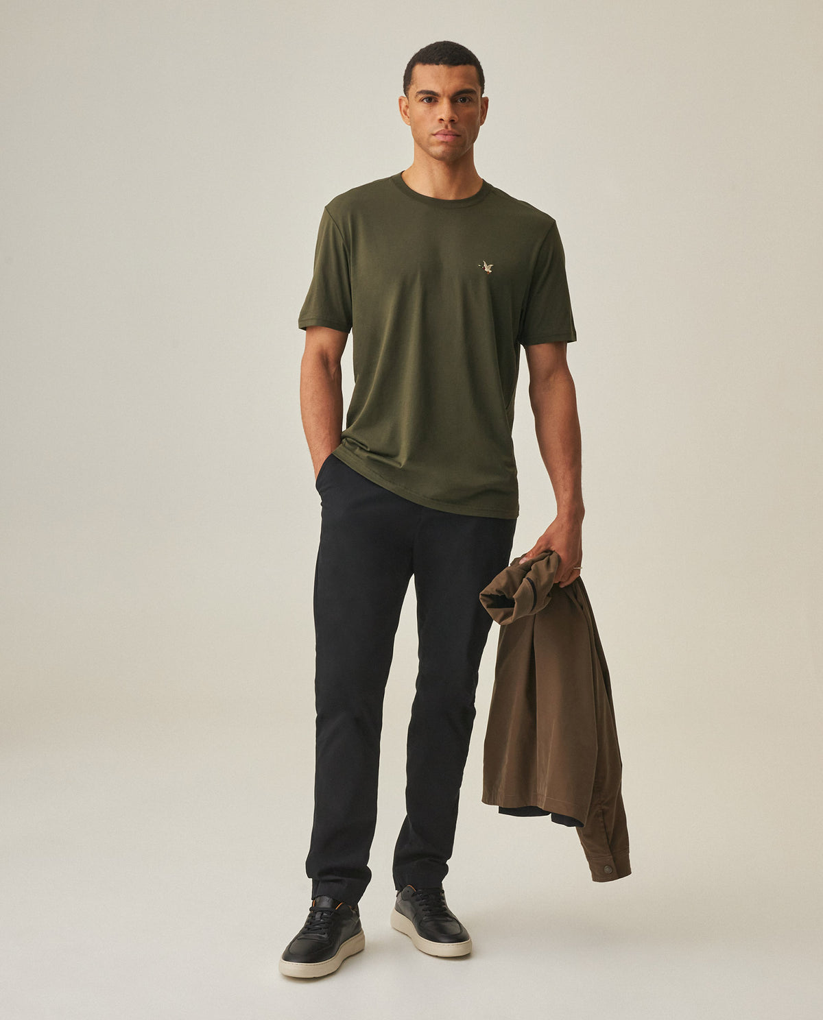 Men´s Slim Fit T-Shirt - Green 63_642H020_VER190414_0