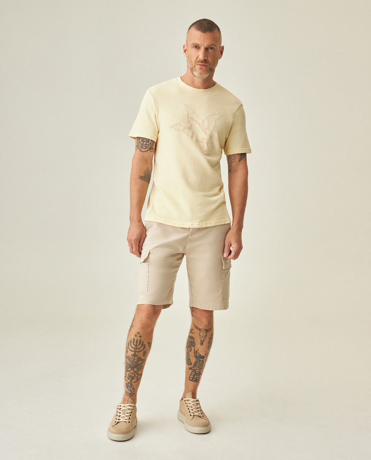 Men´s Slim Fit T-Shirt - Yellow 63_642H023_AMA120815_3