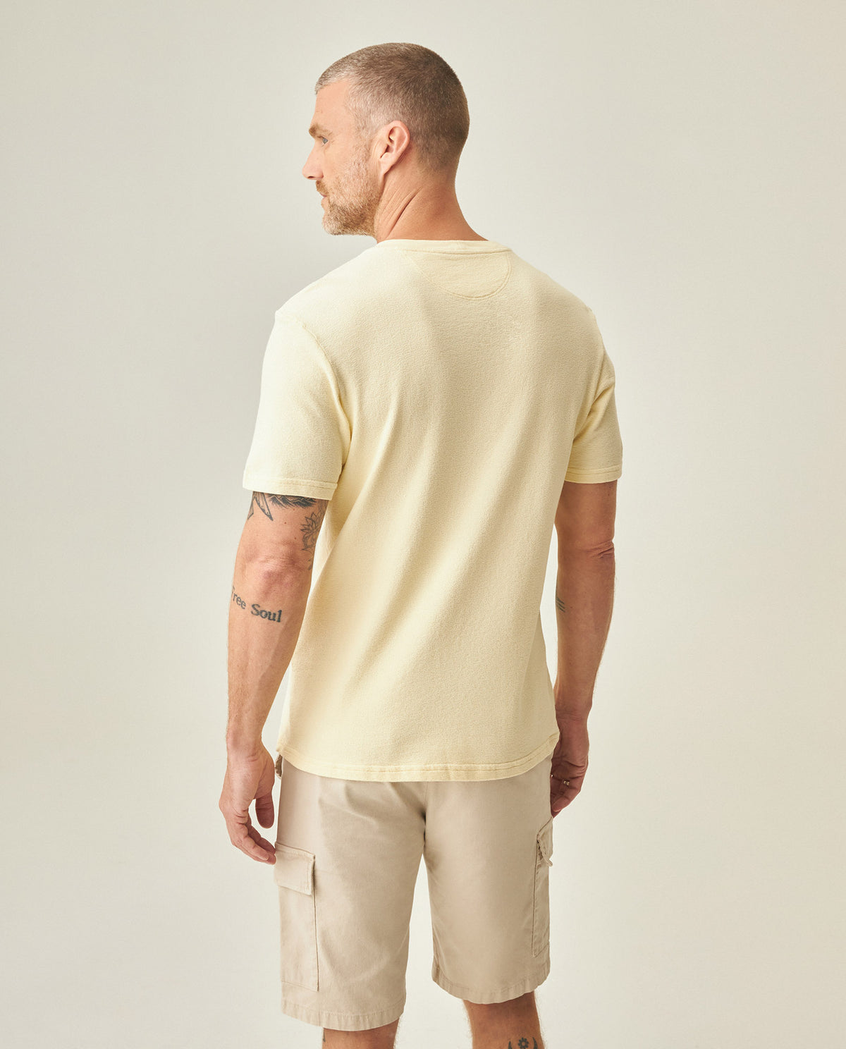 Men´s Slim Fit T-Shirt - Yellow 63_642H023_AMA120815_6