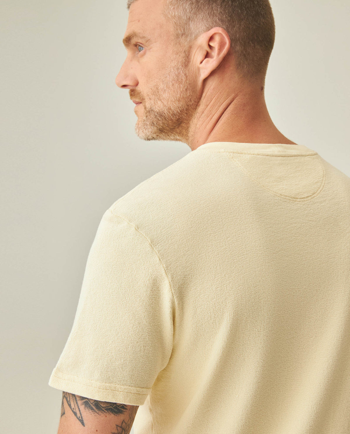 Men´s Slim Fit T-Shirt - Yellow 63_642H023_AMA120815_7