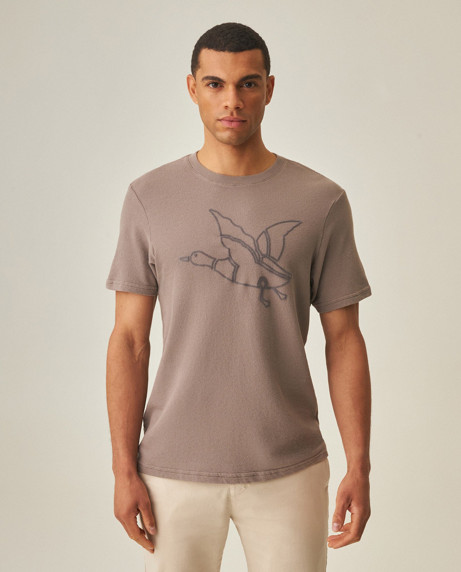 Men´s Slim Fit T-Shirt - Gray 63_642H023_GRI181210_0