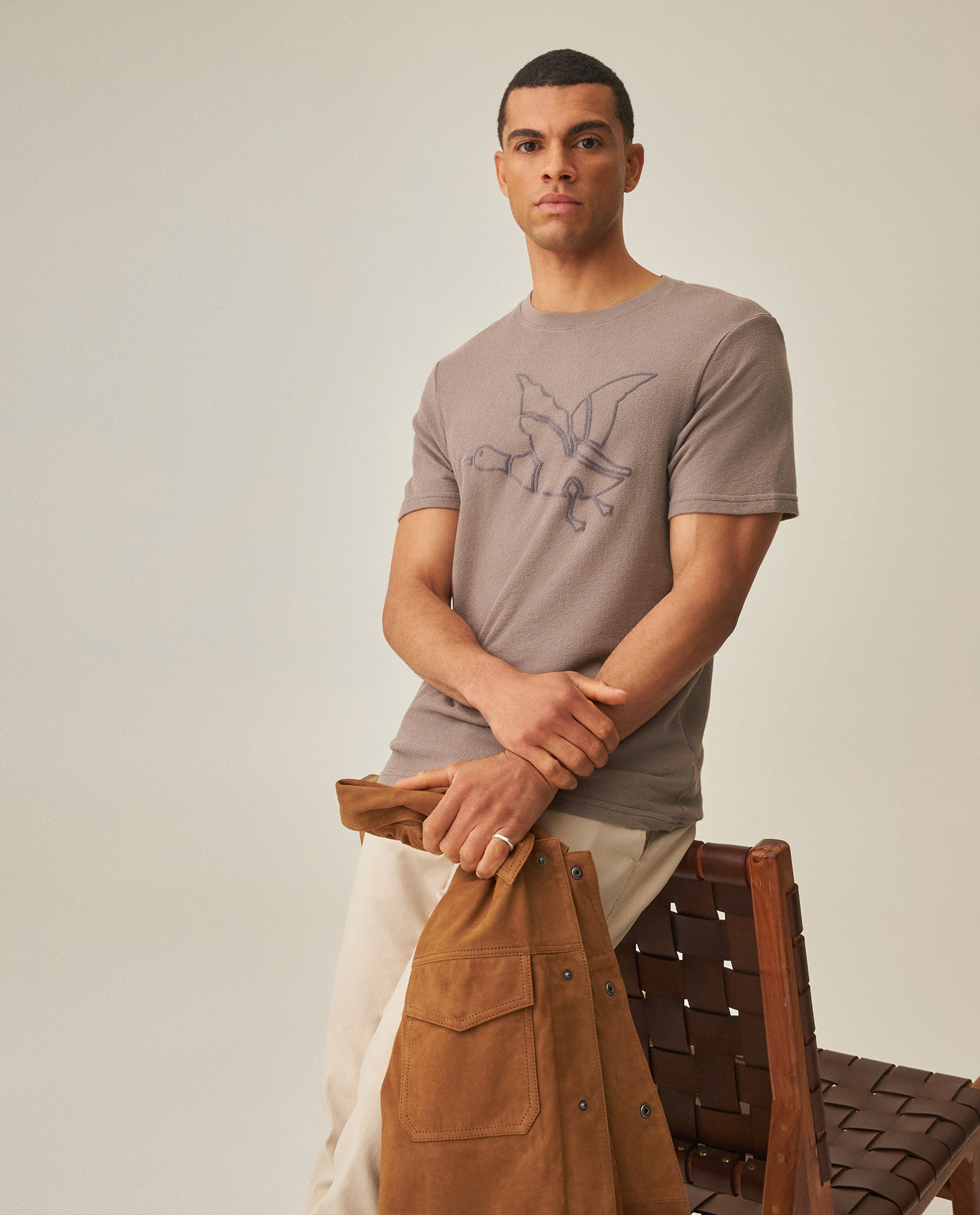Men´s Slim Fit T-Shirt - Gray 63_642H023_GRI181210_3