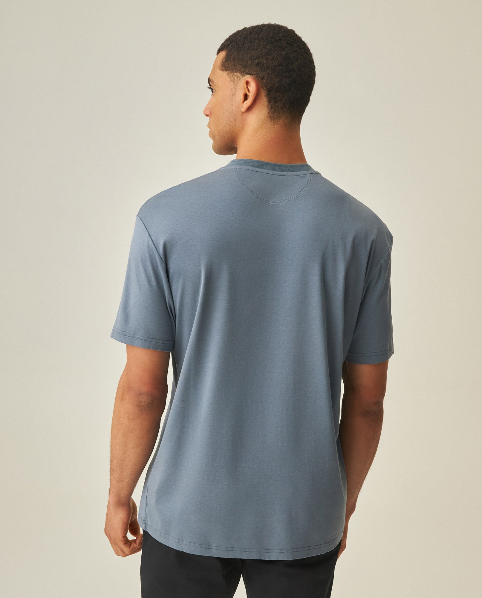 Men´s Slim Fit T-Shirt - Blue 63_642H028_AZU184214_6