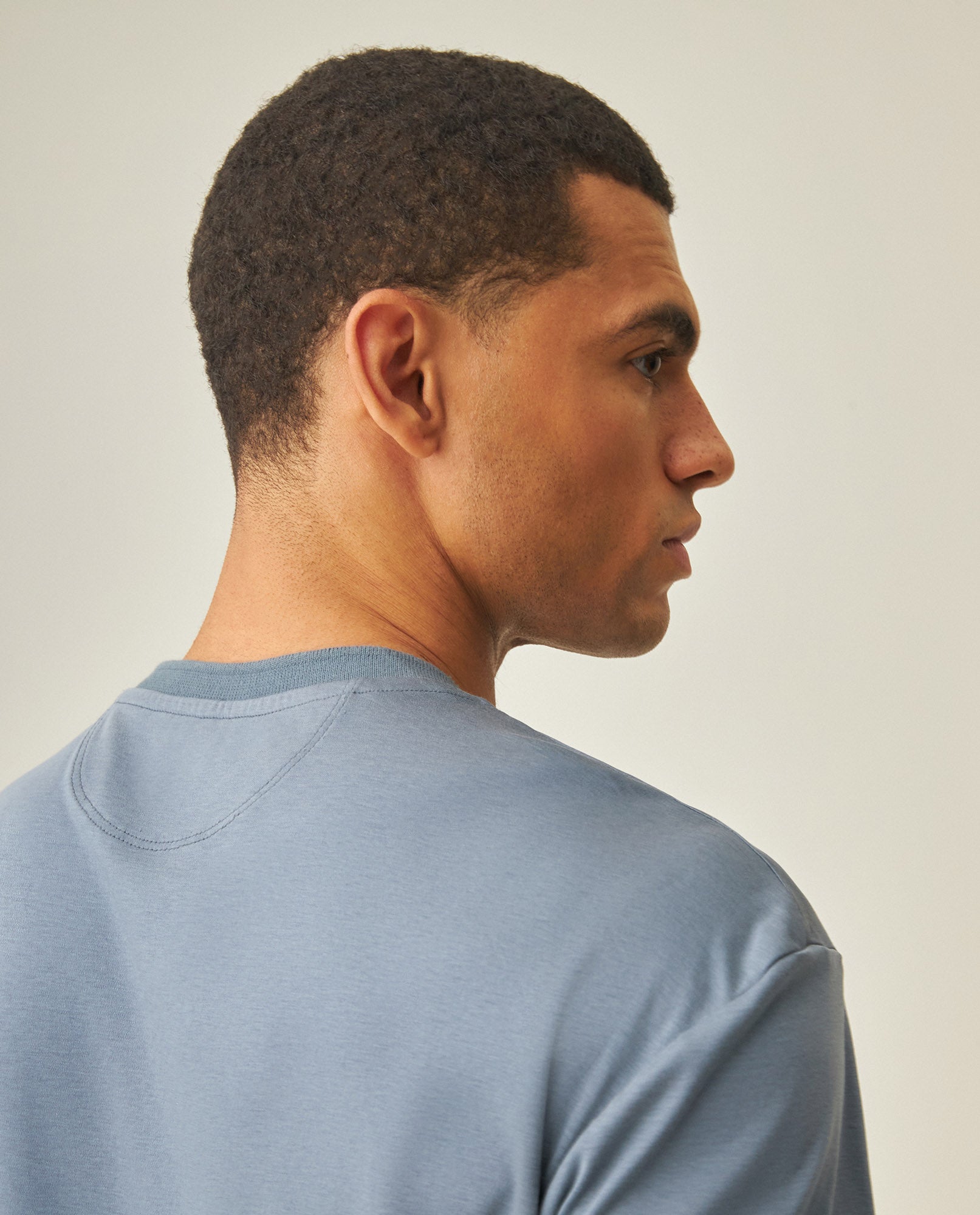 Men´s Slim Fit T-Shirt - Blue 63_642H028_AZU184214_7