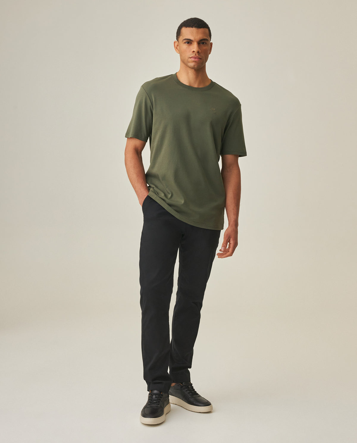 Men´s Slim Fit T-Shirt - Green 63_642H040_VER190510_3