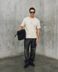 Mens Basic Textured T-Shirt - Special Collection - Raw 63_642H200_CRU121403_3