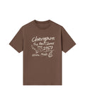 Mens Oversized Typographic Print Tee - Special Collection - Brown 63_642H202_CAF181015_4