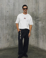 Mens Ribbed Crew Neck Tee - Special Collection - Raw 63_642H203_CRU110606_0