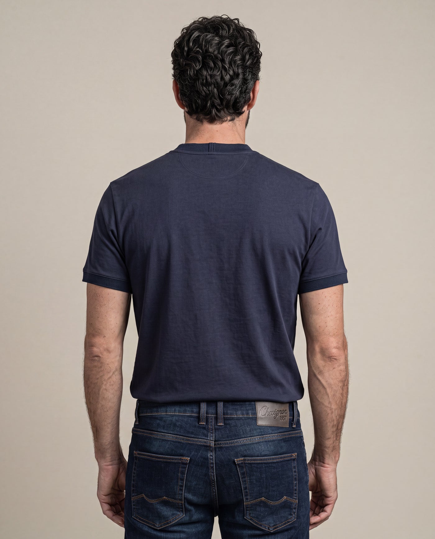 Men´s Slim Fit T-Shirt - Blue 63_644F004_AZU193924_6