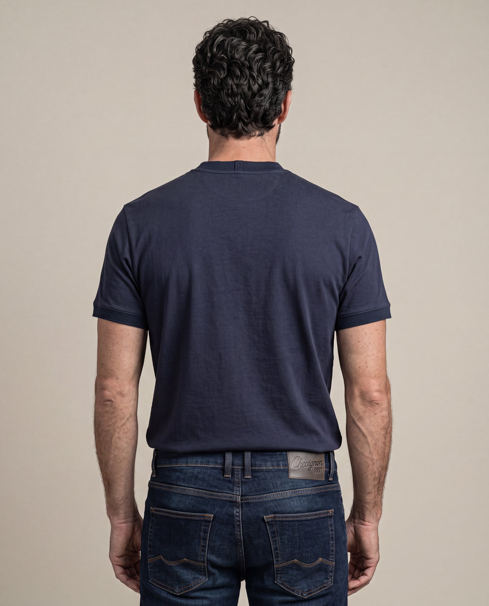 Men´s Slim Fit T-Shirt - Blue 63_644F004_AZU193924_6